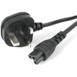 StarTech.com Cable de 1m de Alimentación para Ordenador Portátil - Cable Británico BS-1363 a C5 Hoja