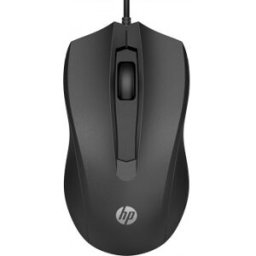 HP Ratón con cable 100 Negro