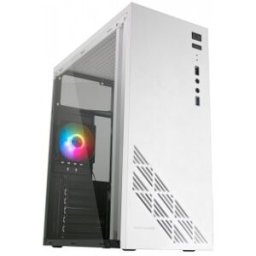 Mars Gaming MC100W Caja PC ATX Ventilador 90mm FRGB Convect-Cool - Blanco