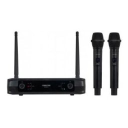 Micrófono Inalámbrico Doble Mano UHF Fonestar SONAIR-2M - Incluye Receptor