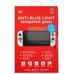 Fr-Tec Protector de Pantalla con Filtro de Luz Azul Anti Blue Light para Nintendo Switch OLED