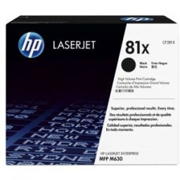 HP 81X - Alto rendimiento - negro - original - LaserJet - cartucho de tóner ( CF281X ) - para LaserJ