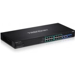 TRENDnet TPE-3018LS switch Gestionado Gigabit Ethernet (10/100/1000) Energía sobre Ethernet (PoE) 1U