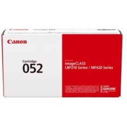Canon 052, Tóner de láser, 3100 páginas, Negro