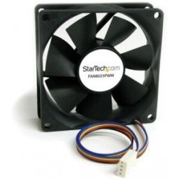 StarTech.com Ventilador Fan para Chasis Caja de Ordenador PC Torre - 80x25mm - Conector PWN, Carcasa