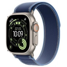 Apple Watch Ultra 3 (GPS + Cellular) - Caja de titanio natural de 49 mm - Correa Loop Trail azul/azu