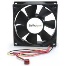 StarTech.com Ventilador Fan para Chasis Caja de Ordenador PC Torre - 80x25mm - Conector TX3, Carcasa