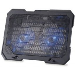 Conceptronic Thana 01B, 39,6 cm (15.6"), 2 pieza(s), 12,5 cm, 1000 RPM, Negro, Plancha, De plástico