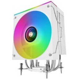 Mars Gaming MCPU-LCDW - Refrigerador de aire - 120mm - LCD - 300W TDP - Blanco