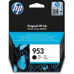 HP 953 Black Original Ink Cartridge, Negro, Estándar, , OfficeJet Pro 8210 OfficeJet Pro 8218 Offi