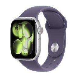 Apple Watch Series 11 (GPS + Cellular) - Caja de aluminio en plata de 42 mm - Correa deportiva color