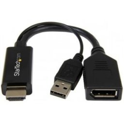 StarTech.com Conversor HDMI a DisplayPort - 4K - 1 x HDMI Macho Audio/Vídeo digital - 1 x DisplayPor
