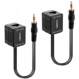 Lindy 70450 extensor audio/video Transmisor y receptor de señales AV Negro