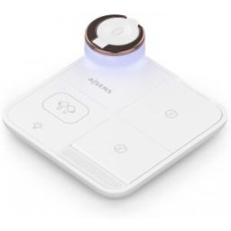 Aisens Cargador Inalambrico USB-C 4 en 1 De 15W Para Movil, Apple Watch, Auriculares Con Estuche De