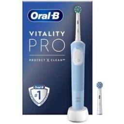 Cepillo Dental Braun Oral-B Vitality Pro - Incluye 1 Recambio - Azul