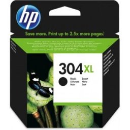 HP Cartucho de tinta Original 304XL negro, Negro, , Deskjet 3720, Deskjet 3730, 304XL, Inyección d