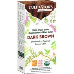 Cultivators Tinte de Cabello Orgánico con Hierbas 100 gr Dark Brown.