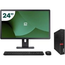 Pack Lenovo M920q Tiny i5 9500T 8GB SSD 256GB + LCD 24" + Tecl y Ratón Inalámbrico + WiFi