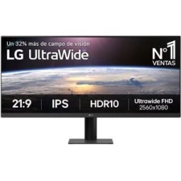 Monitor Profesional Ultrapanorámico LG UltraWide 34U511A-B 34"/ UWFHD/ Negro