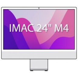 Apple iMac 24" Retina 4,5K / M4 10-Core CPU/ 16Gb/ 256Gb SSD/ 10-Core GPU/ Cristal Nanotexturizado/ Plata