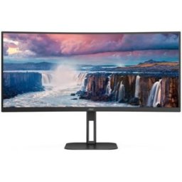 Monitor Profesional Ultrapanorámico Curvo AOC CU34V5C/BK 34"/ WQHD/ Multimedia/ Negro