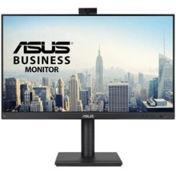 Monitor Profesional Asus BE249QFK 24"/ Full HD/ Webcam/ Multimedia/ Regulable en altura/ Negro