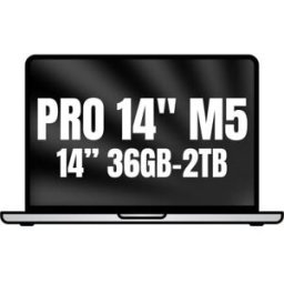 Apple Macbook Pro 14"/ M5 Max 36-Core CPU/ 36GB/ 2TB SSD/ 32-Core GPU/ Plata