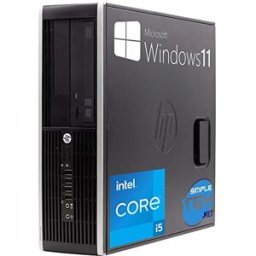 HP Ordenador de Sobremesa Compaq 8300 SFF Core i5 hasta 3,60 GHz Windows 11 Pro 16 GB RAM SSD 240 GB DisplayPort VGA Serie RS232 Reacondicionado
