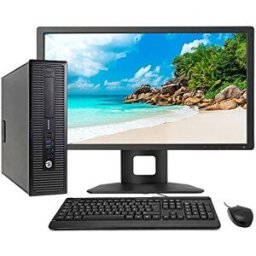 HP ELITEDESK 800 G1 i5-4570 3.2GHz 16GB RAM 240GB SSD + 500GB HDD Windows 11 con WiFi y Pantalla 23" + Teclado y Ratón Incluidos (Reacondicionado)