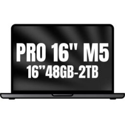 Apple Macbook Pro 16"/ M5 Max 18-Core CPU/ 48GB/ 2TB SSD/ 40-Core GPU/ Negro Espacial