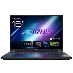 Portátil GIGABYTE AORUS ELITE 16 BWH 16" Intel Ultra 9 275HX 32GB 1TB SSD RTX 5070 8GB Gris QHD 165Hz Win 11 Home Dolby Atmos