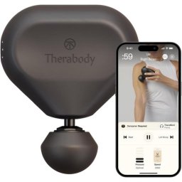 Pistola de masaje Therabody TheraGun Mini 3.0 compacta inalámbrica negra