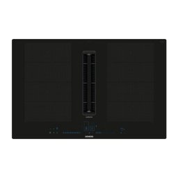 Placa de Inducción Siemens iQ700 EX807NX68E 80 cm 4 Zonas Integrada Negro