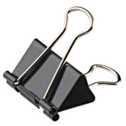 Sujetapapeles Wonday FPI320073 Metal Negro 3,2 cm 12 piezas