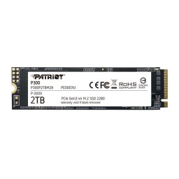 Disco duro Patriot P300 2TB SSD M.2 NVMe PCIe 3.0 2100MB/s lectura