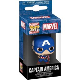 Llavero Funko Pop Keychain Captain America Vinilo 102 mm