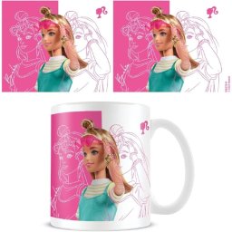 Taza Barbie Gafas De Sol Cerámica 320 Mls