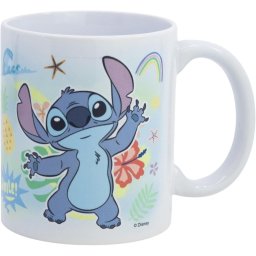 Taza Stitch Seaworld Lilo & Stitch Disney Cerámica 325 Mls