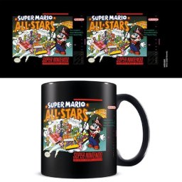 Taza All Stars Super Mario Bros Nintendo Cerámica 315 Mls