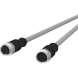 METZ CONNECT MC 142MJA22020 - Cable de sensor, M12, 5 polos, KU > KU, 2 m