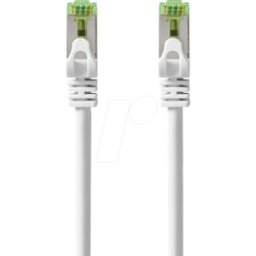 NEDIS N CCGB85420WT20 - Cable de conexión de 2 m - cable blanco sin procesar Cat.