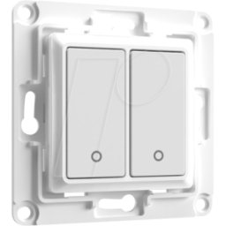 SHELLY WS2 W - Interruptor de pared Shelly, blanco, doble
