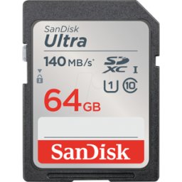SANDISK SDSDUNB064GGN6IN - Tarjeta de memoria SDXC, 64GB