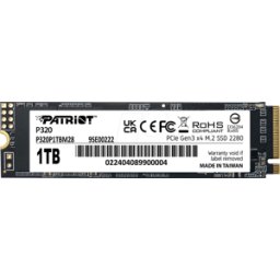 PATRIOT MEMORY P320P1TBM28 - PATRIOT P320 SSD 1 TB, M.2 2280