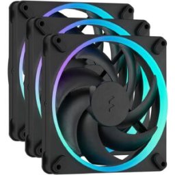 Fractal Design Ventilador Momentum 14 140mm 1800RPM 8 Pinos RGB Negro (3 Pack)