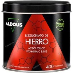 Aldous bio aldous bio hierro suplemento 28 mg + vitamina c b12 y acido