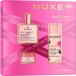 Nuxe Cofre Best Seller Floral Aceite Prodigieuse + Agua Micelar + Bálsamo Labios