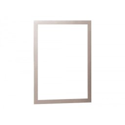 Marco porta anuncios durable duraframe adhesivo removible din a4 color plata pack de 2 unidades