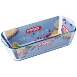 Pyrex Molde De Borosilicato Para Pan De Molde 28 Cm, 1,5 L, Apto Horno Y Congelador, Resistente -40°c A +300°c, Vidrio Antiarañazos Y Lavable En Lavavajillas