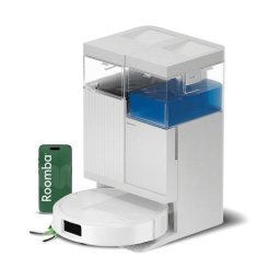 Robot aspirador y fregasuelos iRobot Roomba Combo 515 Plus con autovaciado, navegación LiDAR, 22.000 Pa, ideal para mascotas